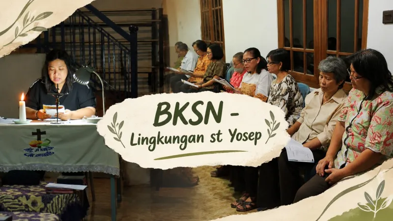 Umat Lingkungan St. Yosep : Antusias Mengikuti Pertemuan BKSN 2026